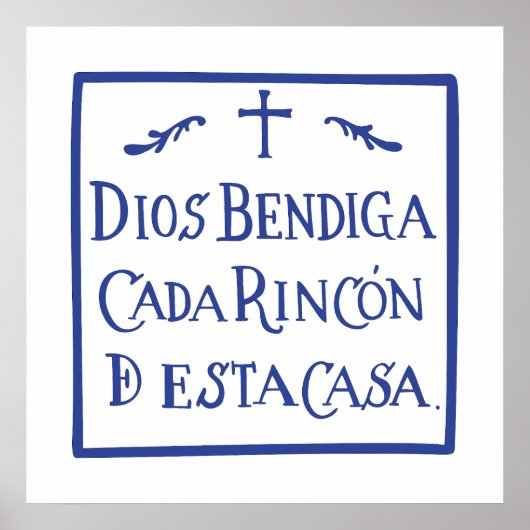 Poster Dieu bénisse chaque coin (Devant)