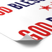 Poster Dieu bénisse l'Amérique (Coin)