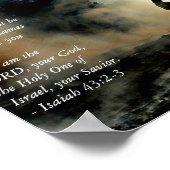 Poster Dieu bénisse nos pompiers (Coin)