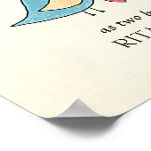 Poster Dieu bénisse notre amour : Personnalisé (Coin)