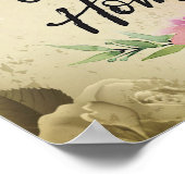 Poster Dieu bénisse notre maison (Coin)