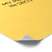 POSTER DIEU BÉNISSE NOTRE MAISON (Coin)