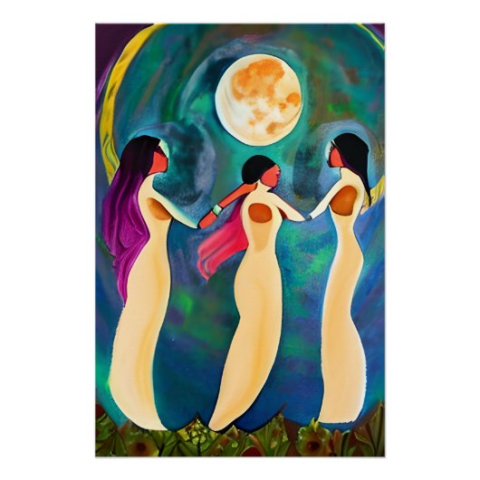 Poster Dieu bénisse tout sous la lune (Devant)