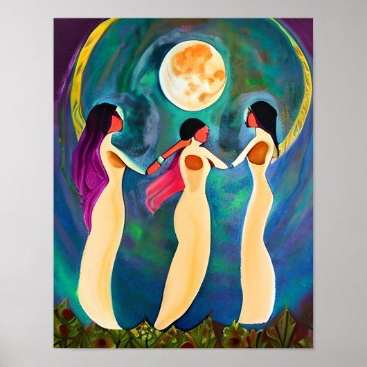 Poster Dieu bénisse tout sous la lune (Devant)