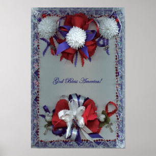 Poster Dieu bénissent l'Amérique