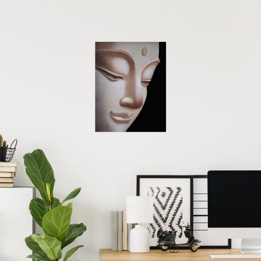 Poster Dieu Bouddha (Bureau à domicile)