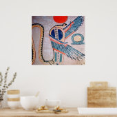 Poster Dieu Cobra, égyptien (Cuisine)