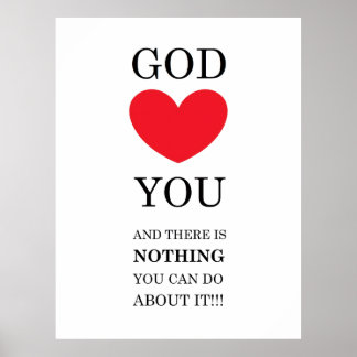 Poster Dieu Coeur toi