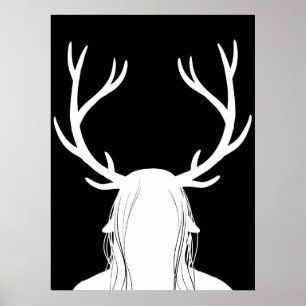 Poster Dieu corné