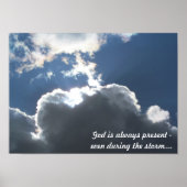 Poster Dieu dans la tempête (Devant)