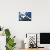 Poster Dieu dans la tempête (Bureau à domicile)