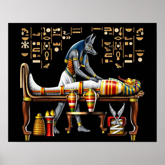 Poster Dieu d'Anubis (Devant)