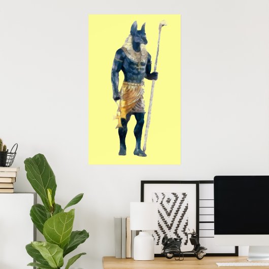 Poster Dieu d'Anubis (Bureau à domicile)