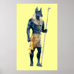 Poster Dieu d'Anubis