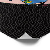 Poster Dieu de l'éducation chinois mignon (Coin)