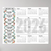 Poster Dieu dit que je suis, calendrier annuel 2026 (Devant)