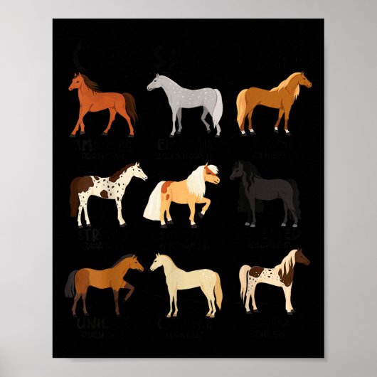 Poster Dieu Dit Que Je Suis Cheval Chrétienne Femmes Fill (Devant)