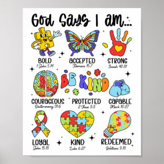 Poster Dieu Dit Que Je Suis Une Femme De Sensibilisation
