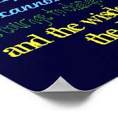 Poster Dieu, donne-moi la sérénité, accepte la chose... (Coin)