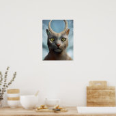 Poster Dieu du chat (Cuisine)
