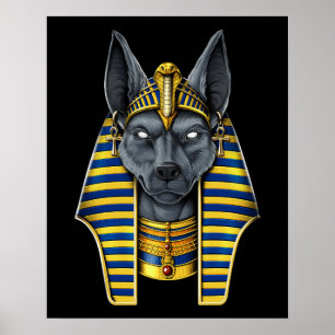 Poster Dieu égyptien Anubis