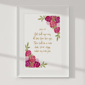 Poster Dieu Essuie Toutes Les Larmes Apocalypse 21:4