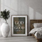 Poster DIEU EST BON | Chrétien