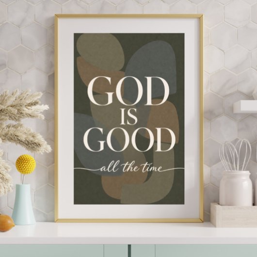 Poster DIEU EST BON | Chrétien
