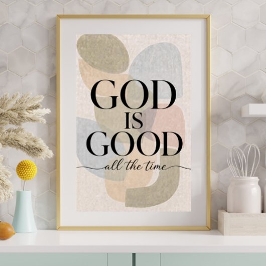 Poster DIEU EST BON | Chrétien
