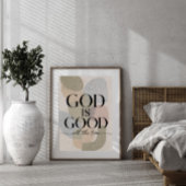 Poster DIEU EST BON | Chrétien