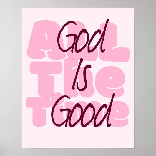 Poster Dieu est bon tout le temps (Devant)