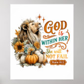 Poster Dieu Est En Elle... (Devant)