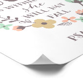 Poster Dieu est en elle, elle ne tombera pas. Psaume 46:5 (Coin)