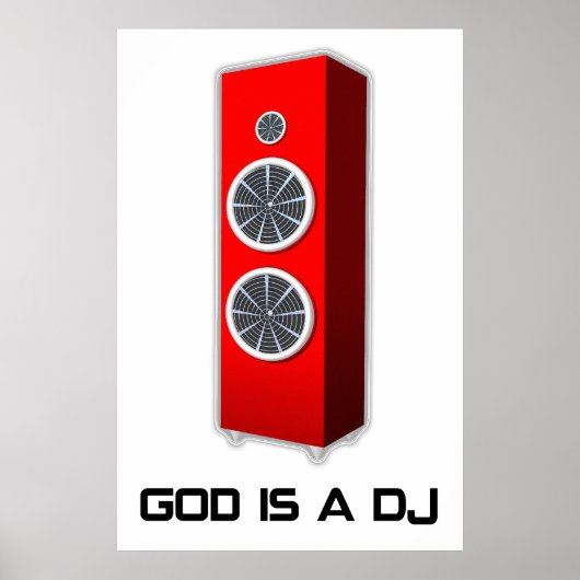 Poster Dieu est un DJ (Devant)