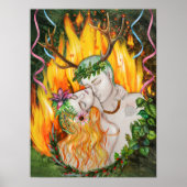 Poster Dieu et déesse Beltane Fire (Devant)