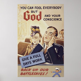 Poster Dieu et votre conscience