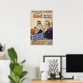 Poster Dieu et votre conscience (Bureau à domicile)