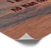 Poster Dieu fera un chemin avec l'écriture (Coin)