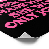 Poster Dieu Fut L'Homme Elle Ne Faisait Que Plaisanter Dr (Coin)