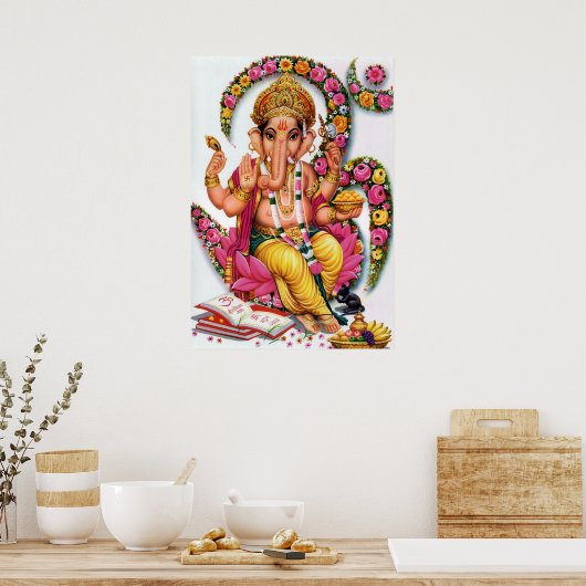 Poster Dieu Ganesha (Cuisine)