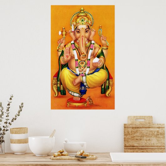 Poster Dieu Ganesha (Cuisine)