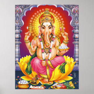 Poster Dieu Ganesha