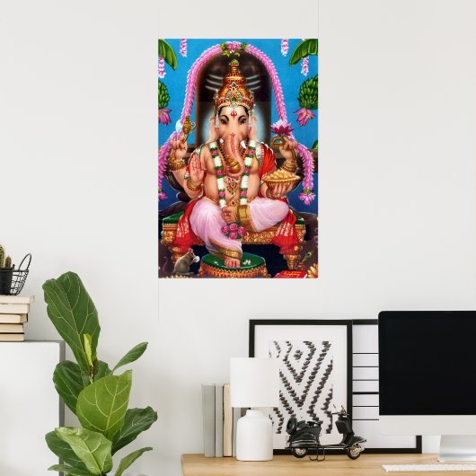 Poster Dieu Ganesha (Bureau à domicile)