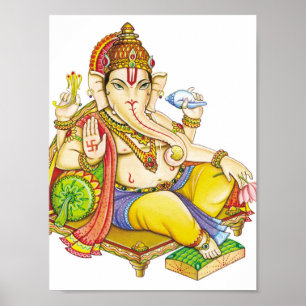 Poster Dieu Ganesha, Seigneur Ganesh