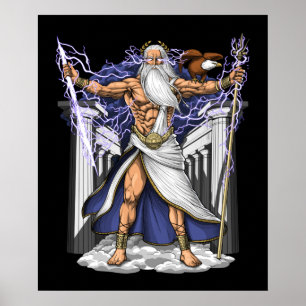 Poster Dieu grec Zeus
