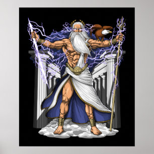 Poster Dieu grec Zeus