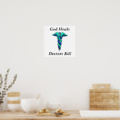 Poster Dieu guérit, les médecins Bill (Cuisine)