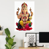 Poster Dieu hindou Ganesh (Bureau à domicile)