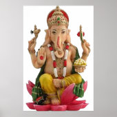 Poster Dieu hindou Ganesh Dieu prospérité dévotion respec (Devant)