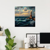 Poster Dieu incroyable chrétien (Bureau à domicile)